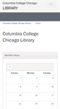 Mobile Screenshot of libcal.colum.edu
