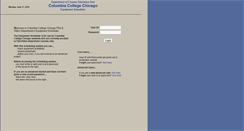 Desktop Screenshot of filmscheduler.colum.edu