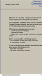 Mobile Screenshot of filmscheduler.colum.edu