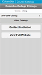 Mobile Screenshot of catalog.colum.edu